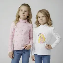 BARBIE - Cafarena Niña Pack X2 Algodón