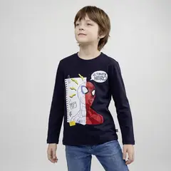SPIDERMAN - Polo Niño Algodón Spider-man
