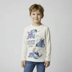 DISNEY - Polo Niño Algodón Lilo Y Stitch