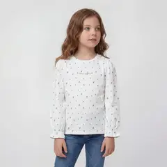 CONIGLIO - Polo Niña Manga Larga Algodón