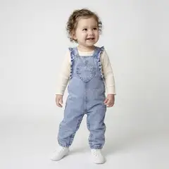 YAMP - Overol Bebé Niña Algodón