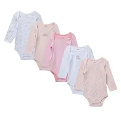 YAMP - Body Bebé Niña Pack X5 Algodón