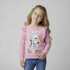 BLUEY - Polera Niña Algodón