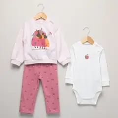 YAMP - Conjunto Bebé Niña 3 Piezas