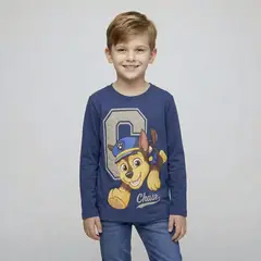 PAW PATROL - Polo Niño Algodón