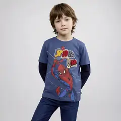 SPIDERMAN - Polo Niño Algodón Spider-man