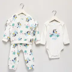 BLUEY - Conjunto Bebé Niña Algodón