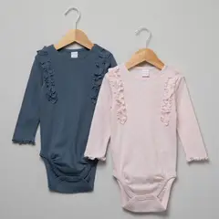 YAMP - Body Bebé Niña Pack X2 Algodón