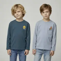 YAMP - Polo Niño Pack X2 Algodón