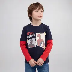 SPIDERMAN - Polo Niño Algodón Spider-man