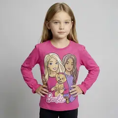 BARBIE - Polo Niña Algodón