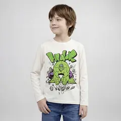 AVENGERS - Polo Niño Manga Larga Algodón