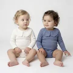 YAMP - Body Bebé Niña Pack X2 Algodón