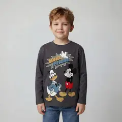 DISNEY - Polo Niño Algodón Mickey Mouse