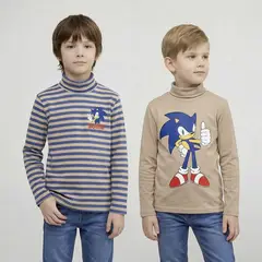 SONIC - Cafarena Niño Pack X2 Algodón