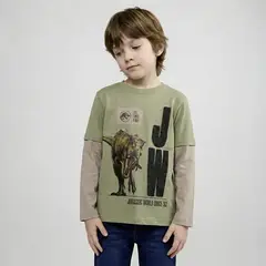 JURASSIC WORLD - Polo Niño Algodón