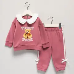 YAMP - Conjunto Bebé Niña 3 Piezas Algodón