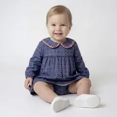 CONIGLIO - Vestido Bebé Niña Algodón