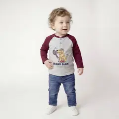 YAMP - Polo Bebé Niño Manga Larga Algodón