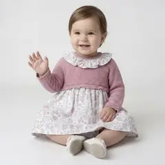 CONIGLIO - Vestido Bebé Niña Algodón