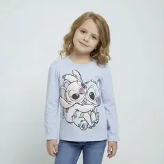 DISNEY - Polo Niña Algodón Lilo Y Stitch