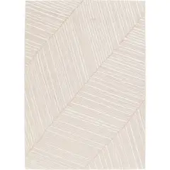 MICA - Alfombra Tulis Beige con Diseño