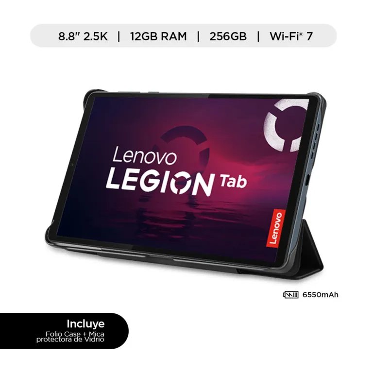 Tablet Legion Tab Qualcomm Snapdragon 8 12gb Ram 256gb 8.8" 2.5k 165hz.