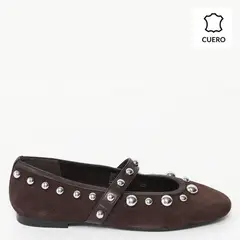 BASEMENT - Ballerinas Mujer de Cuero