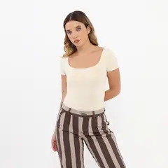 DENIMLAB - Polo Manga Corta Mujer