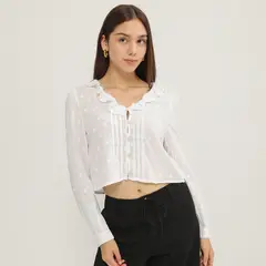 SYBILLA - Blusa Manga Larga Mujer