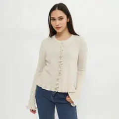 SYBILLA - Chompa Manga Larga Mujer