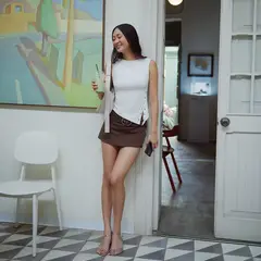 SYBILLA - Top Sin Mangas Mujer