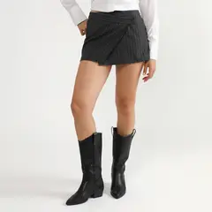 DENIMLAB - Falda Sastrera Mujer