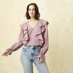 UNIVERSITY CLUB - Blusa Manga Larga Mujer