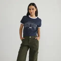 SYBILLA - Polo Manga Corta Mujer