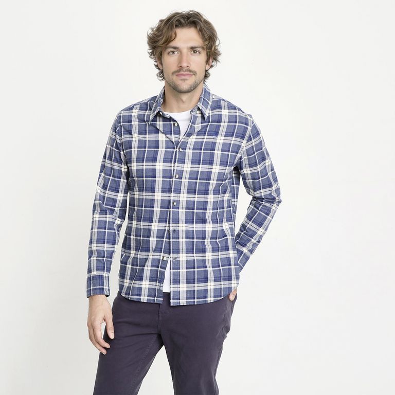 Camisa 100% Algodón Regular fit Hombre Cascais.