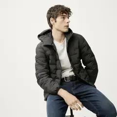 BASEMENT - Casaca Impermeable Manga Larga Hombre