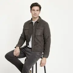 NEWPORT - Casaca Cuello Camisero Regular fit Hombre