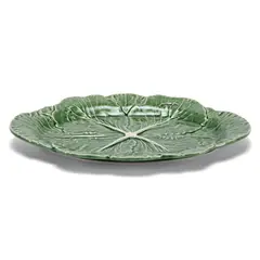 BORDALLO - Fuente Ovalada Repollo Verde 37.5 cm