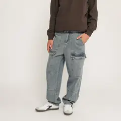 DENIMLAB - Jean Cargo Relaxed Fit Hombre