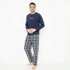 BENETTON - Pijama 100%Algodón Largo Hombre