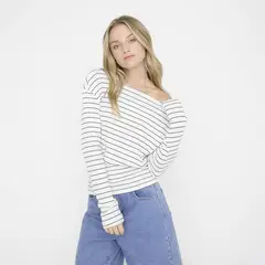 SYBILLA - Polo Manga Larga Mujer