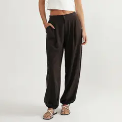 SYBILLA - Pantalón Balloon Tiro Alto Mujer