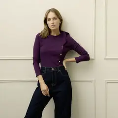 BASEMENT - Polo Manga Larga Mujer