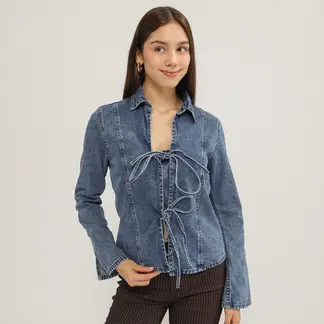 SYBILLA - Blusa Manga Larga Mujer