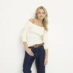 SYBILLA - Chompa Off Shoulder Mujer