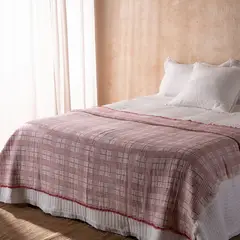 BASEMENT HOME - Manta Tartan 100% Algodón
