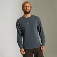 BILLABONG - Polo 100% Algodón Manga Larga Hombre