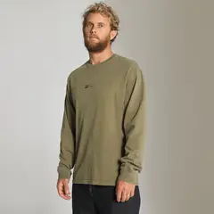 BILLABONG - Polo 100% Algodón Manga Larga Hombre
