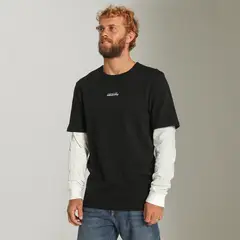 BILLABONG - Polo 100% Algodón Manga Larga Hombre